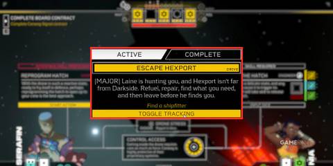 the description of escape hexport mission in citizen sleeper 2.