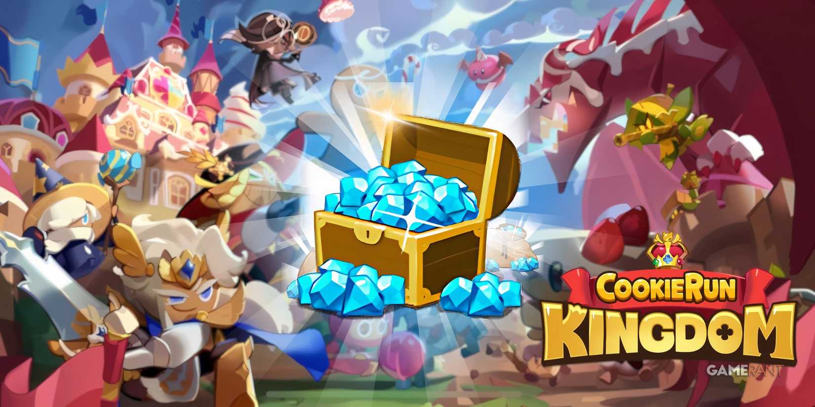 cookie run kingdom's new code gives fans crystals and rainbow cubes.