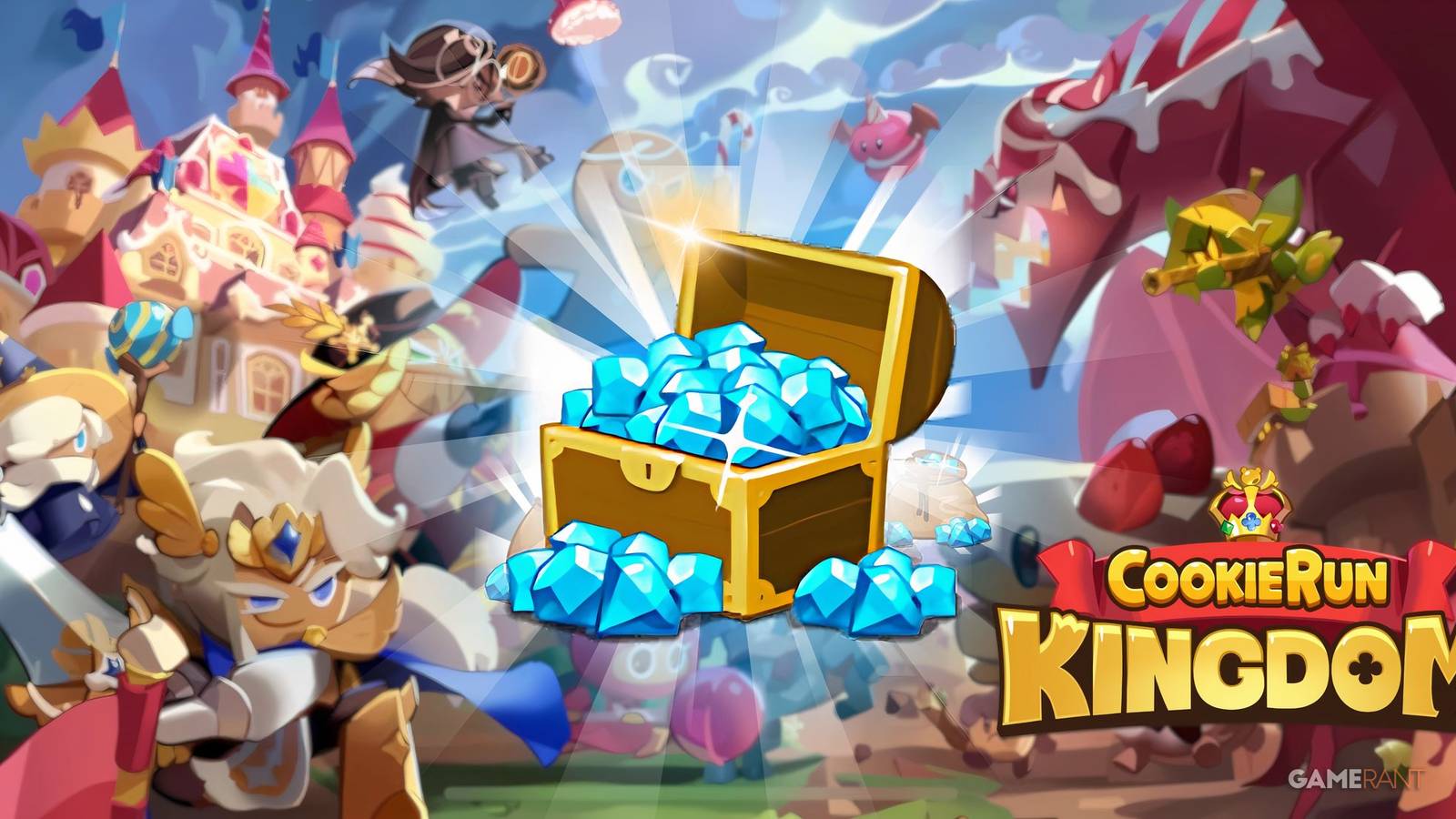 cookie run kingdom's new code gives fans crystals and rainbow cubes.