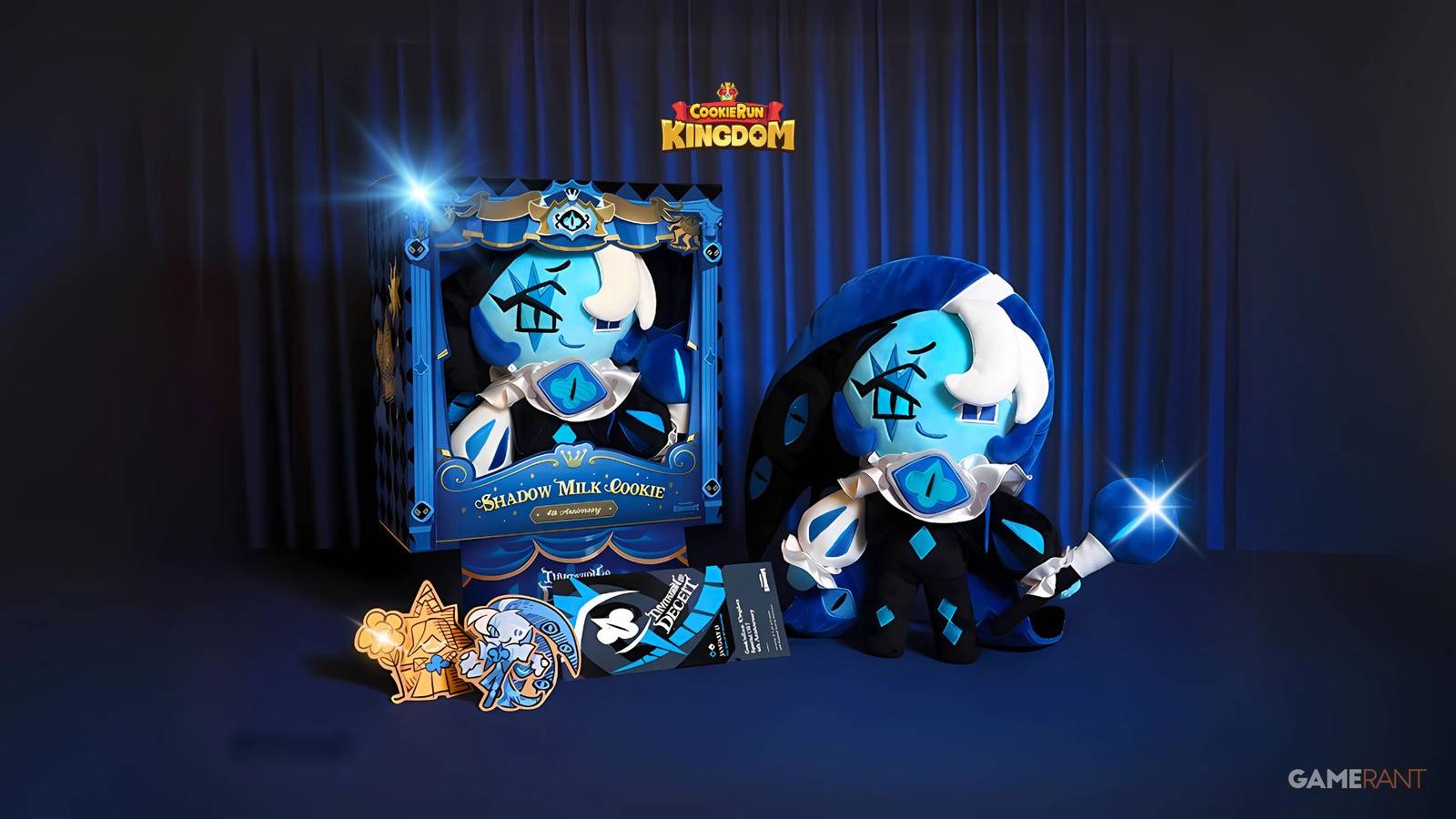 cookie run kingdom's shadow milk plushie is up for preorder.