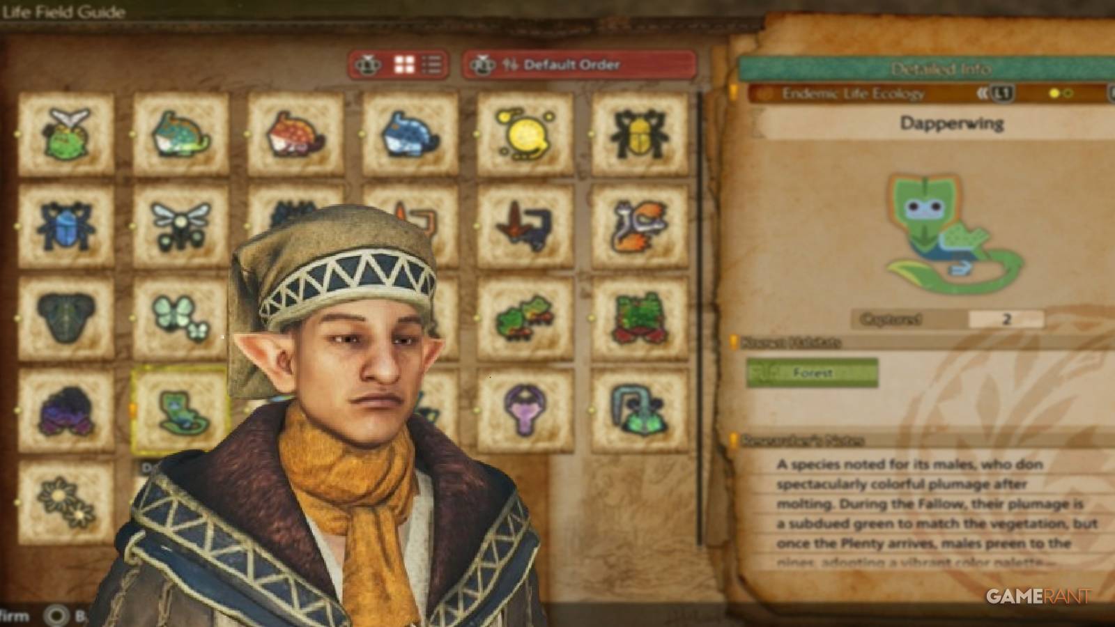 Dapperwing Location Dapperwing Location in Monster Hunter Wilds