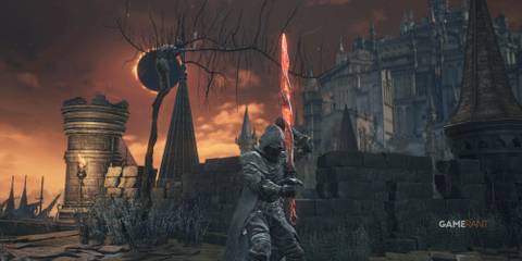 Dark Souls 3 Firelink Greatsword Blocking