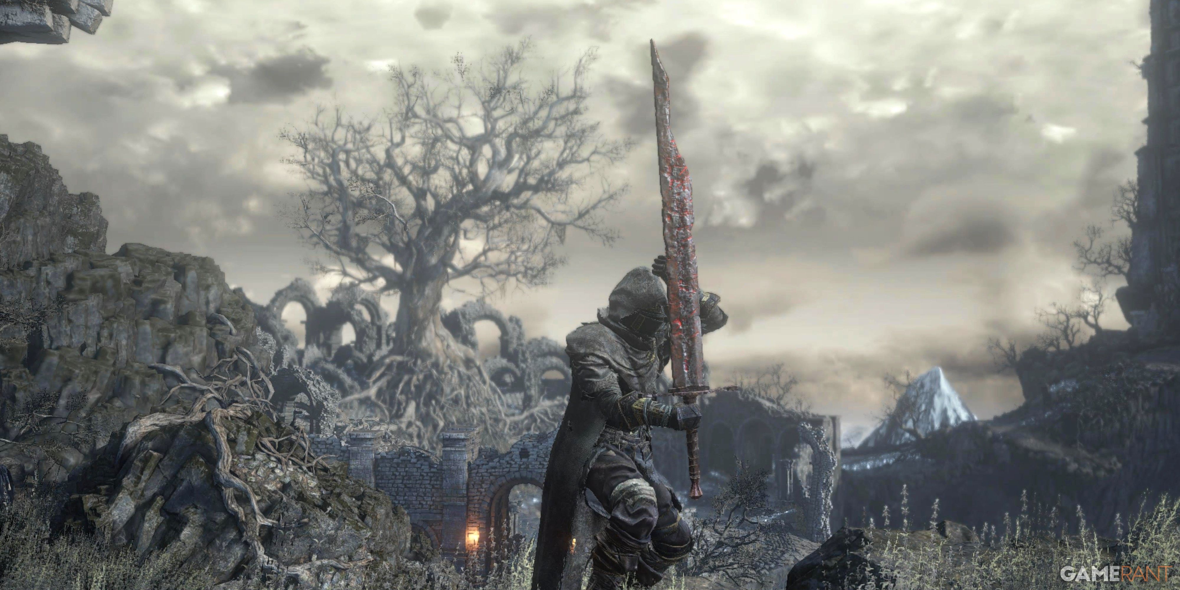 Dark Souls 3 Gael's Greatsword Blocking