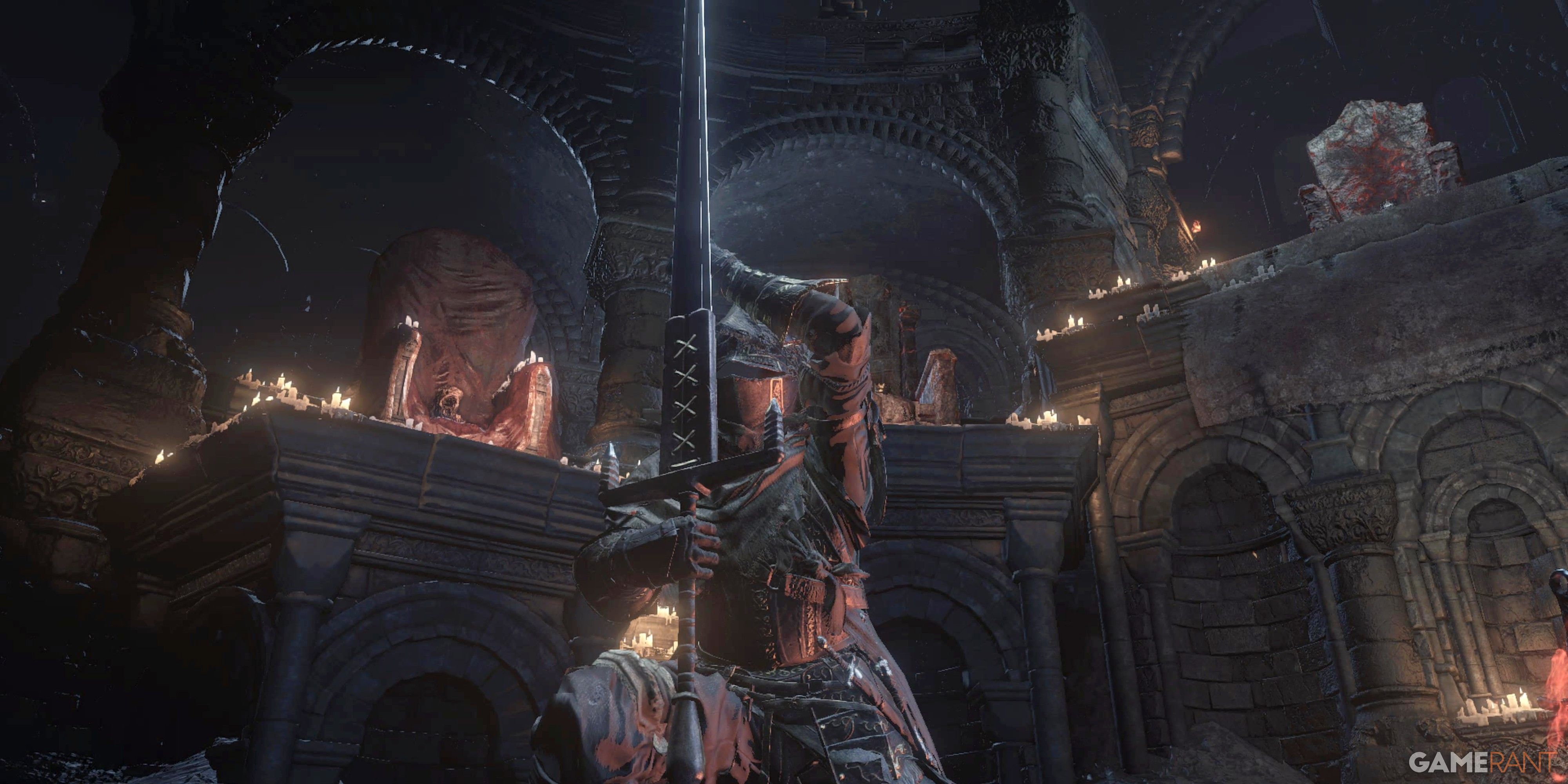 Dark Souls 3 Hollowslayer Greatsword Blocking