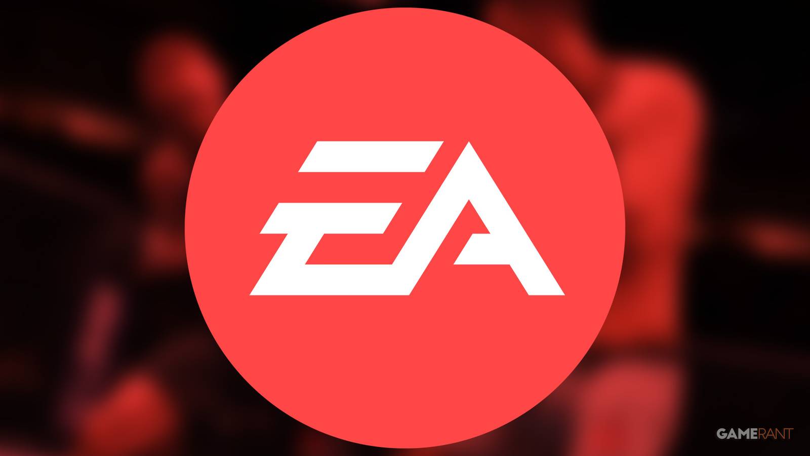 Electronic Arts logo over blurred EA Sports UFC 3 gameplay screenshot