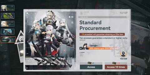 Gacha system in Girls' Frontline 2: Exilium
