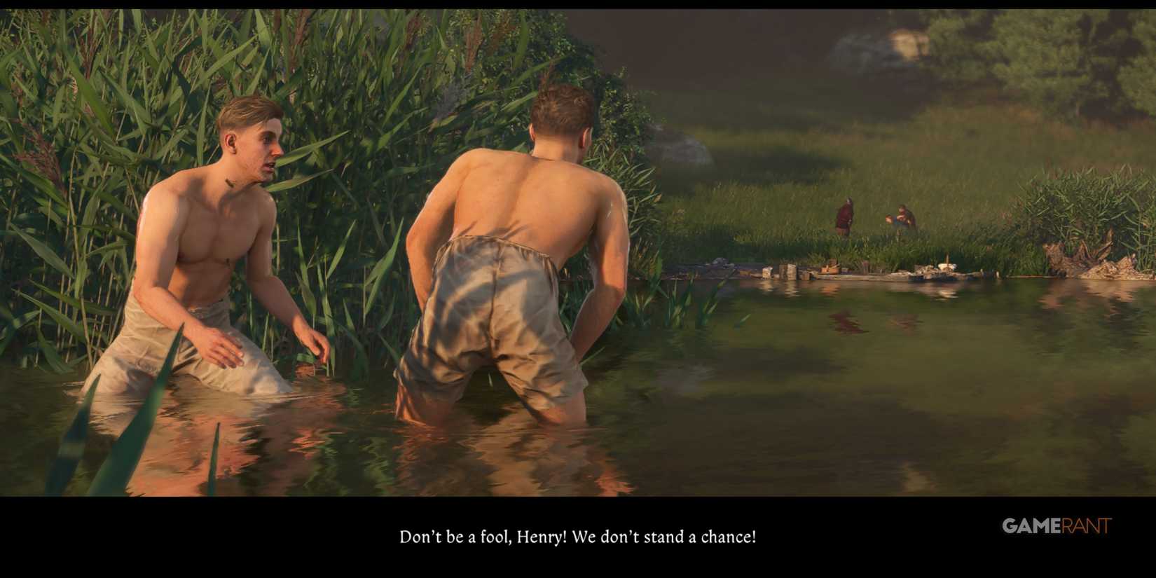 Henry and Hans Capon during the intro of Kingdom Come Deliverance 2
