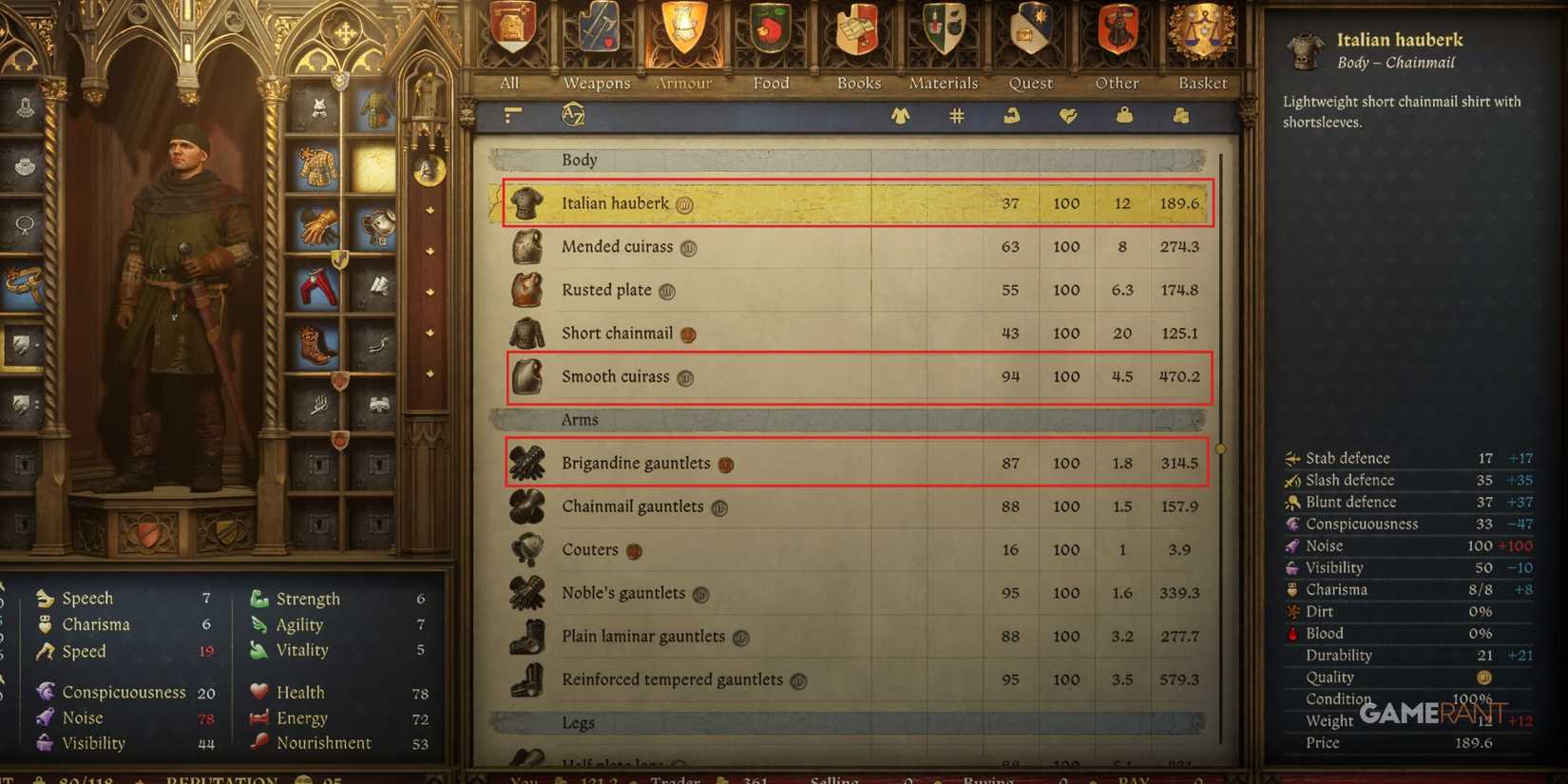 Kingdom Come Deliverance 2 Blacksmith Shop Armor Pieces