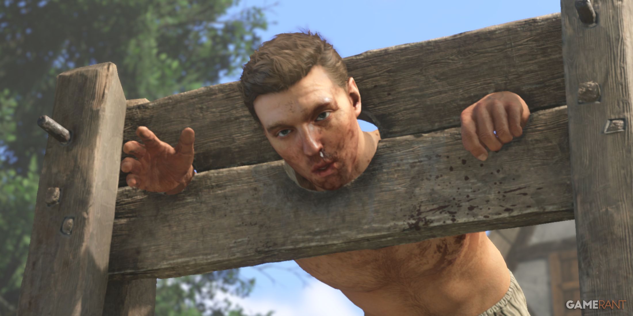 Kingdom Come Deliverance 2 - Henry In The Stocks