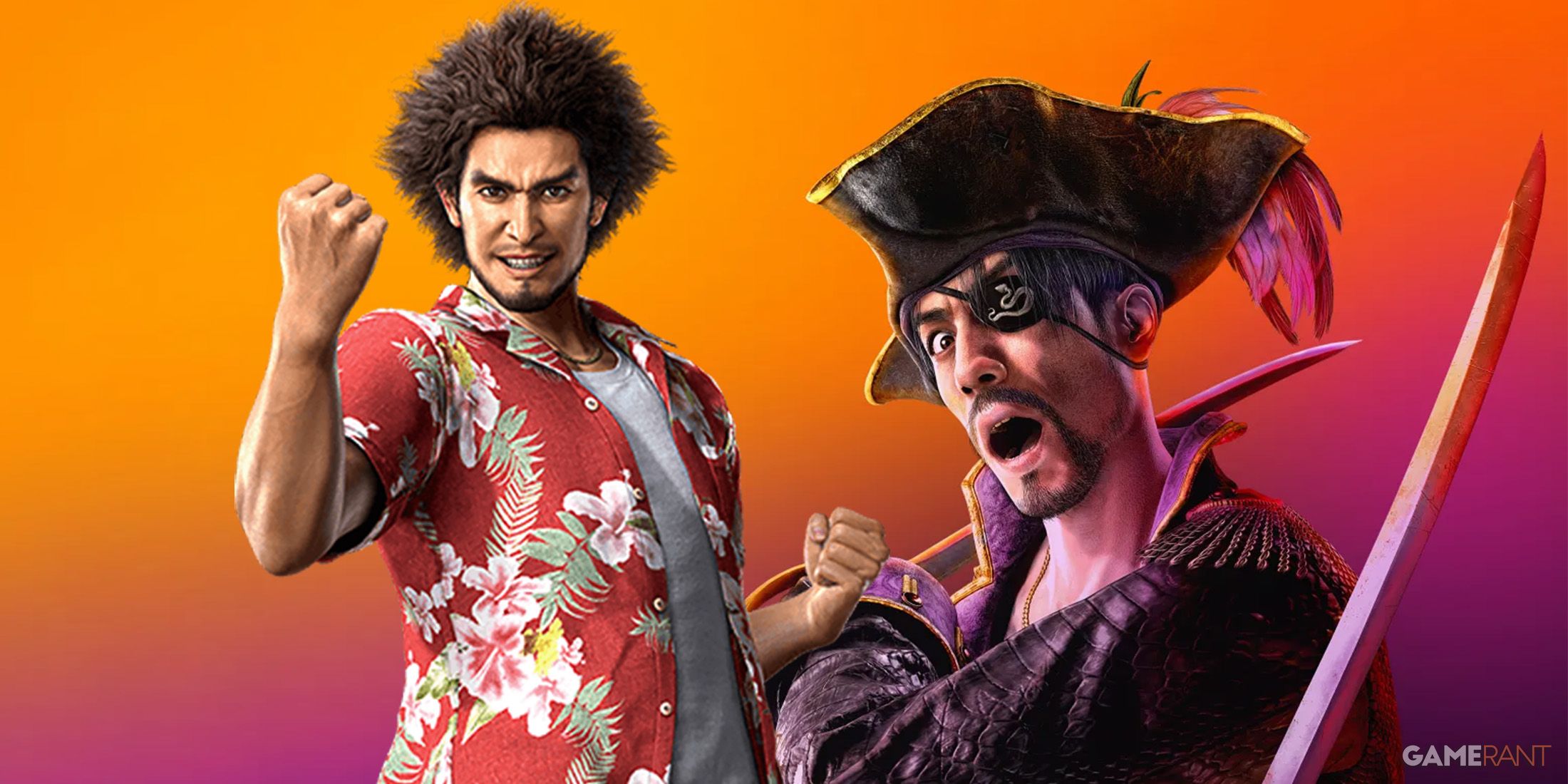 Like a Dragon Infinite Wealth vs Pirate Yakuza in Hawaii Ichiban Kasuga and Goro Majima