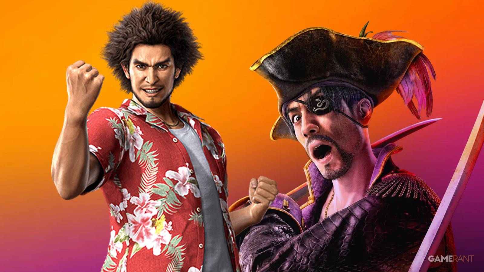 Like a Dragon Infinite Wealth vs Pirate Yakuza in Hawaii Ichiban Kasuga and Goro Majima