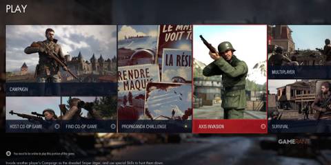 Main menu Sniper Elite_ Resistance Invasion Guide