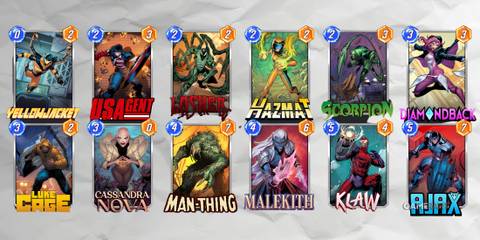 diamondback best deck in marvel snap.