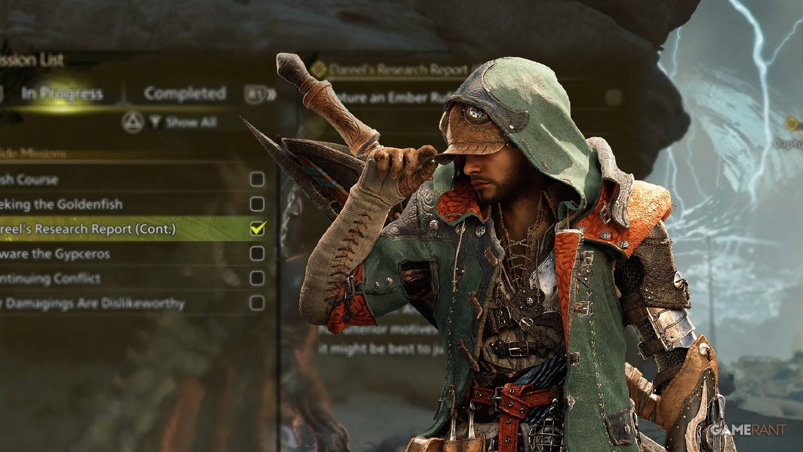 mh wilds hunter dareels research report cont ember rufflizard