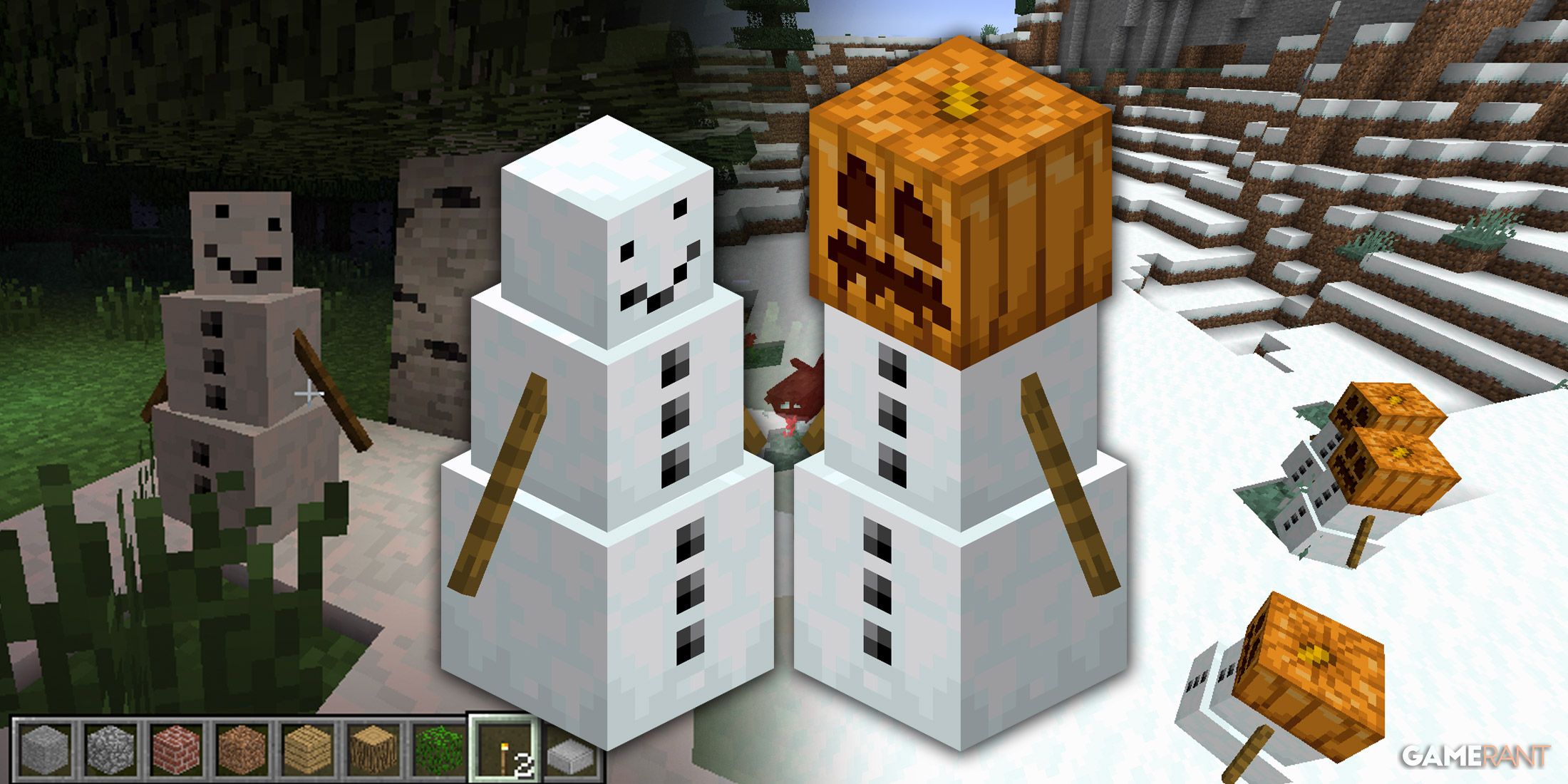 Minecraft Snow Golem Rework