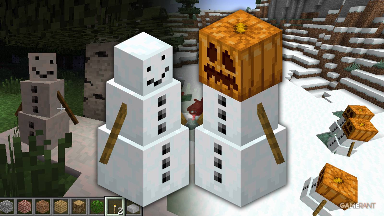 Minecraft Snow Golem Rework