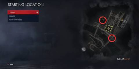 Mission 3 Sniper Elite Resistance All Starting Locations