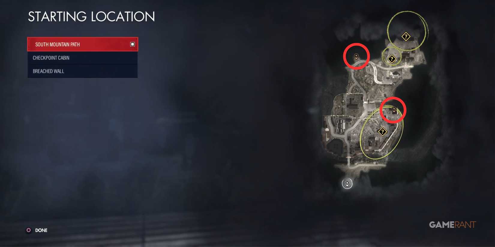 Mission 6 Sniper Elite Resistance All Starting Locations