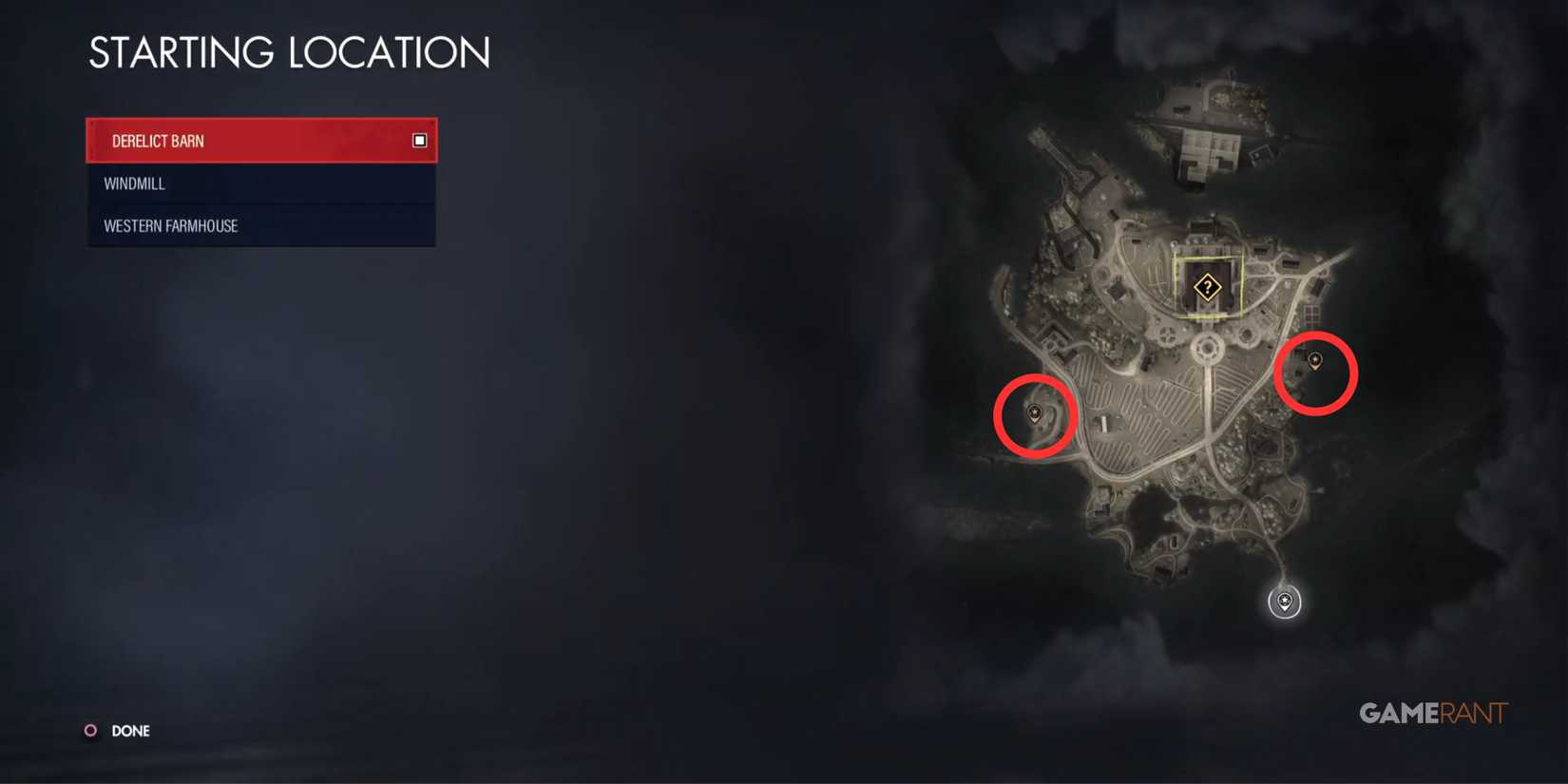 Mission 7 Sniper Elite Resistance All Starting Locations