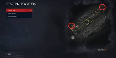 Mission 8 Sniper Elite Resistance All Starting Locations