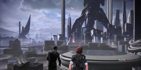 17 Best War Games For Fans Of Single-Player Shepard sees a Reaper destroying a city
