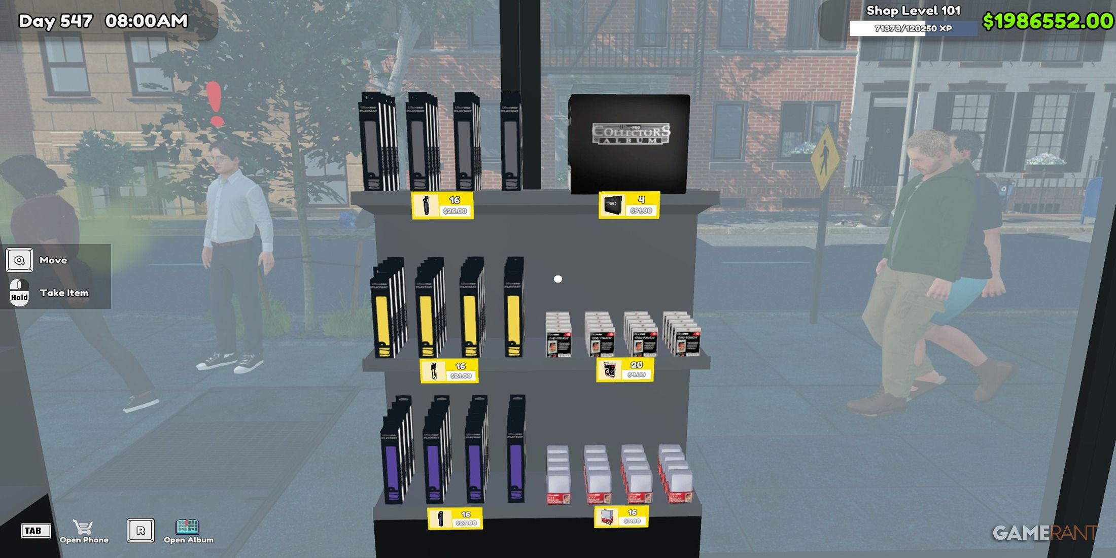 One Item On Each Shelf