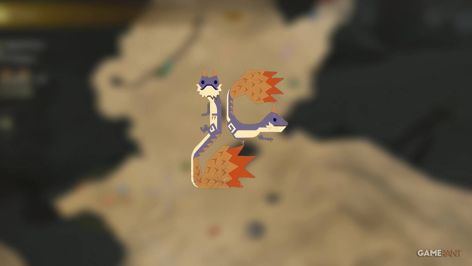 plains map blur tracktail lizard mh wilds