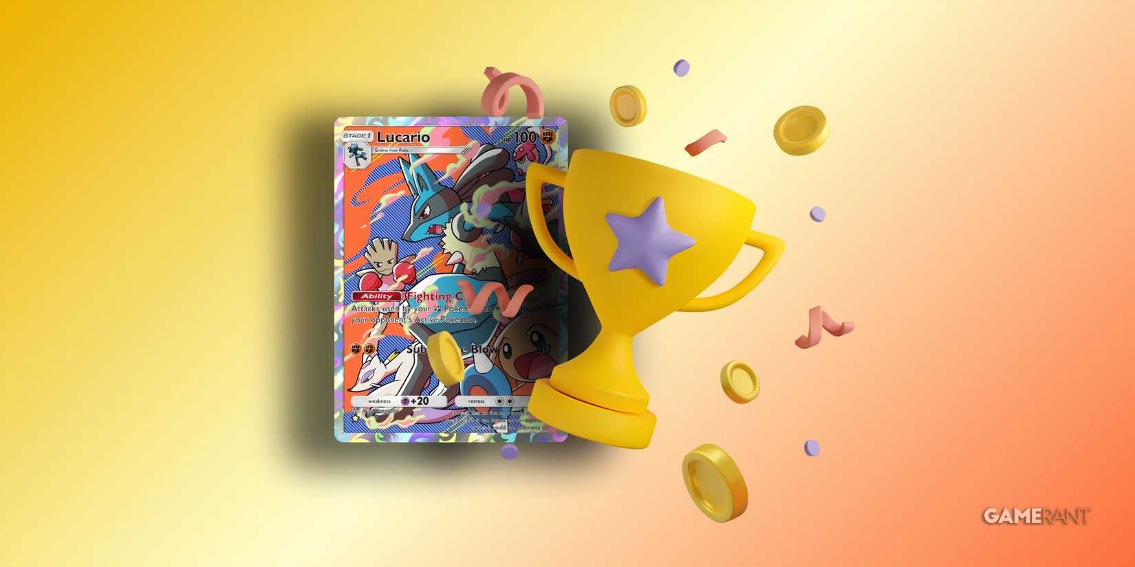 lucario card in pokemon tcg pocket.