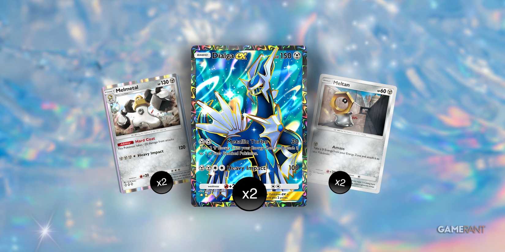 the dialga ex and melmetal deck in pokemon pocket.