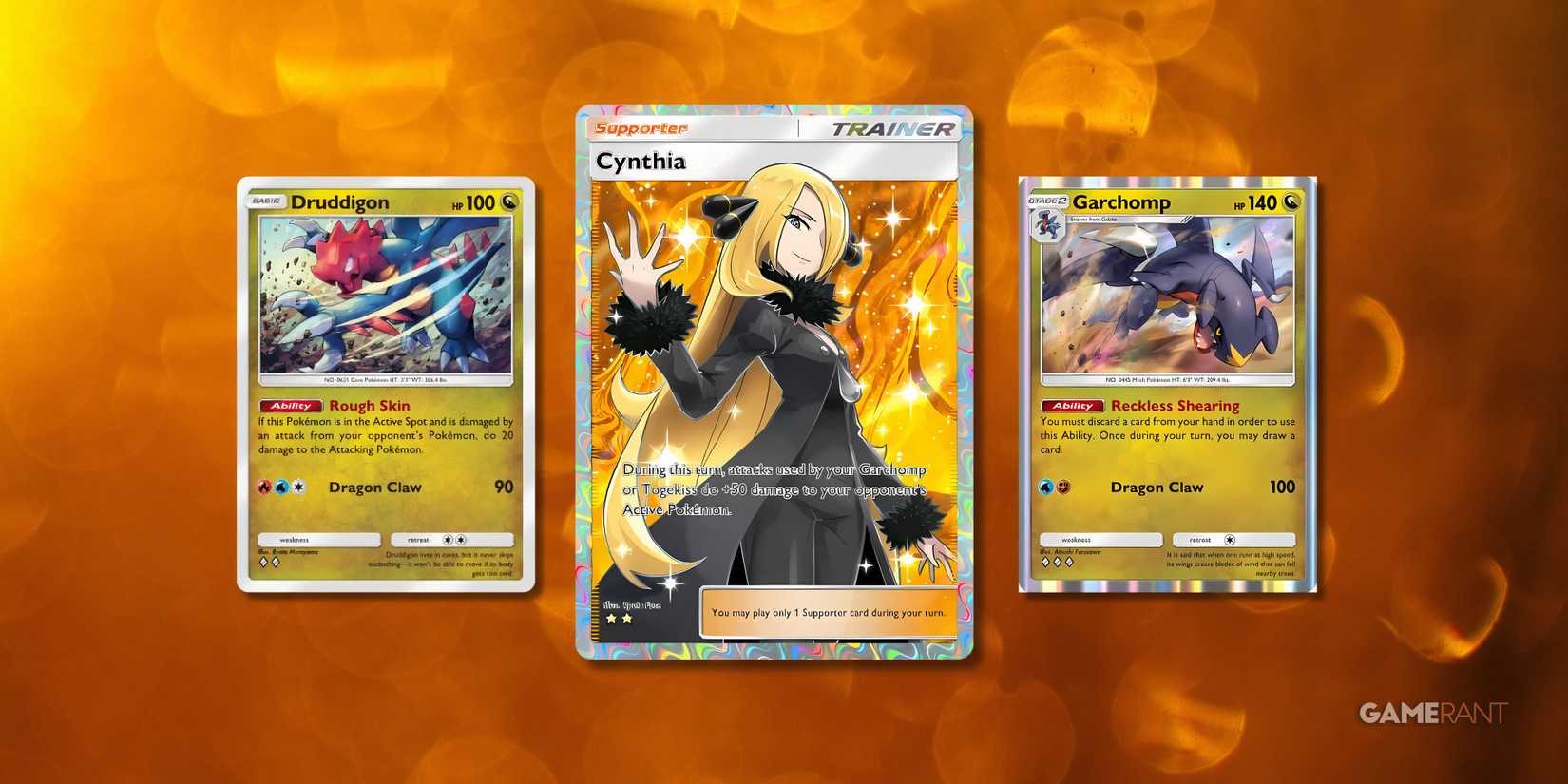 cynthia and garchomp deck in pokemon tcg pocket.