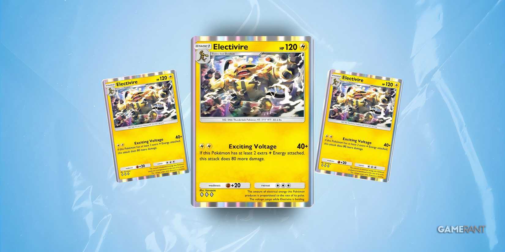 the new electivire card in pokemon tcg pocket.