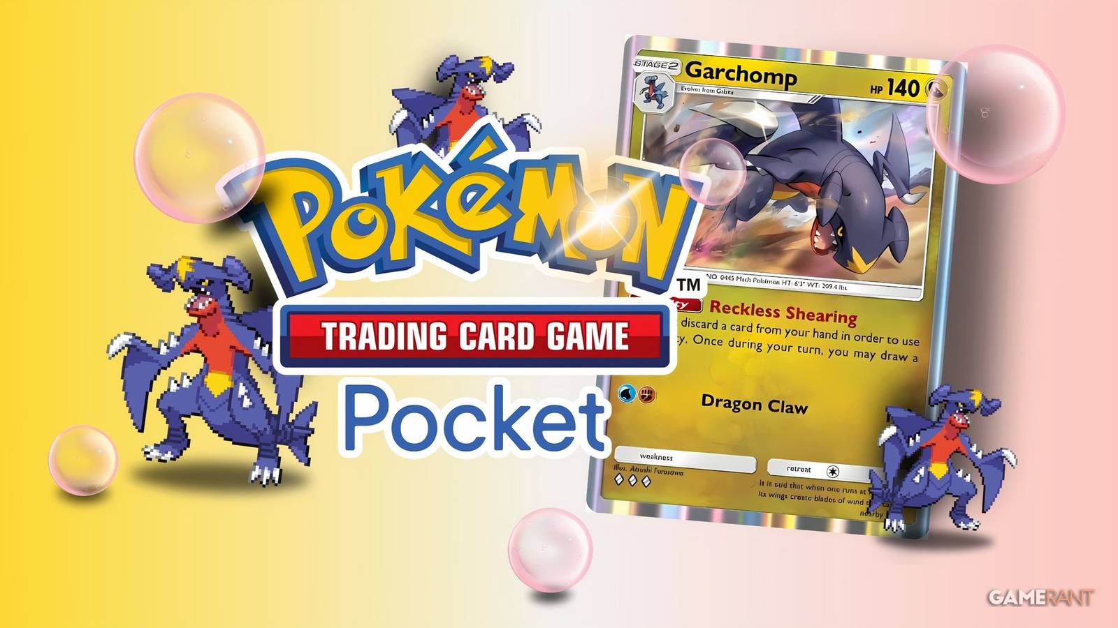 garchomp card in pokemon tcg pocket.