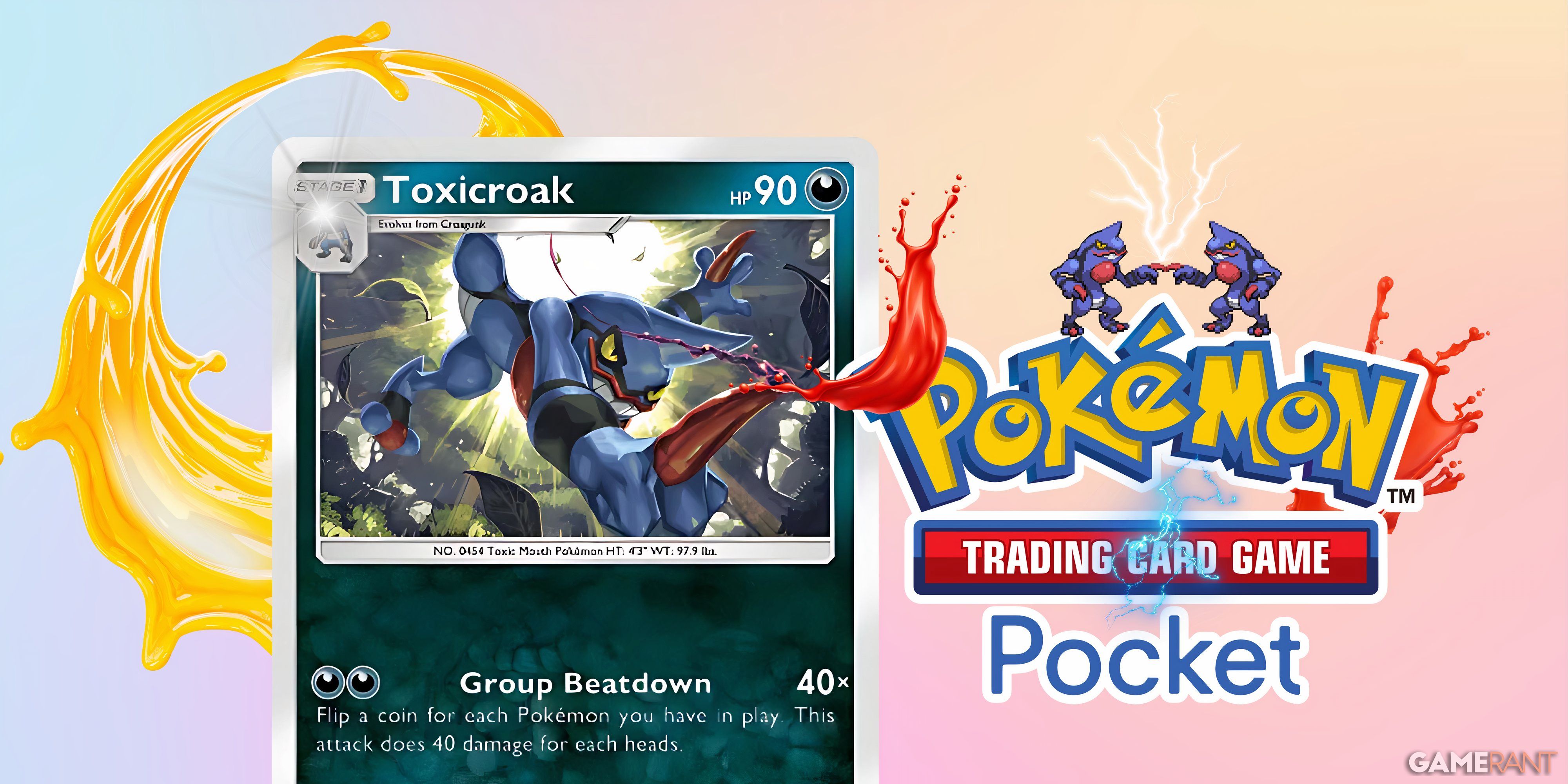 toxicroak card in pokemon tcg pocket.