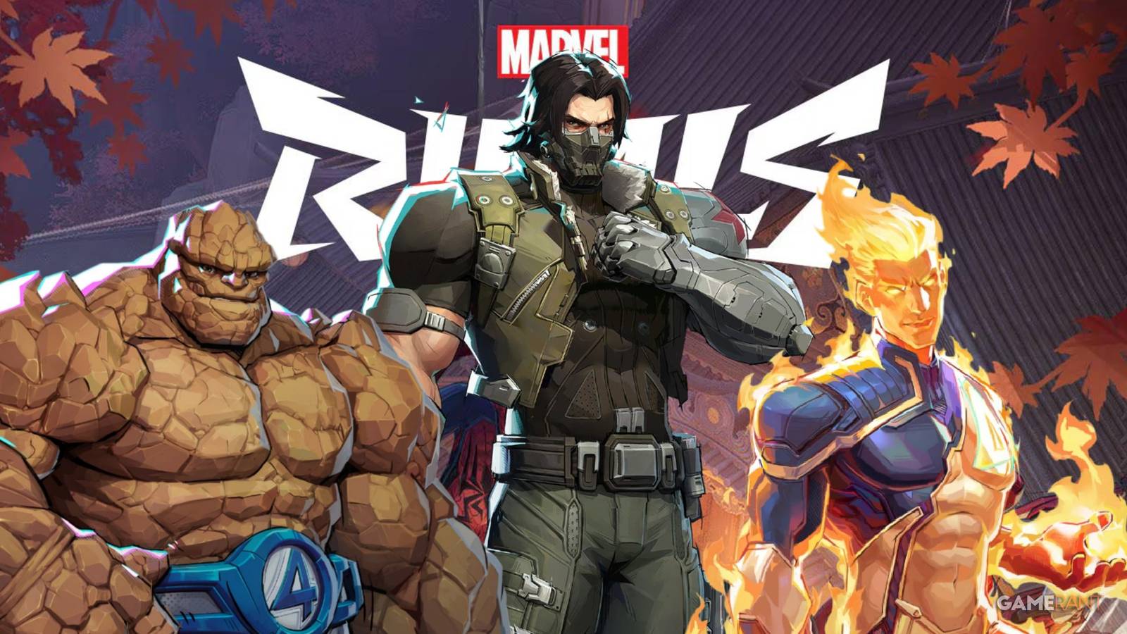 The Thing, Winter Soldier, and Human Torch in Marvel Rivals
