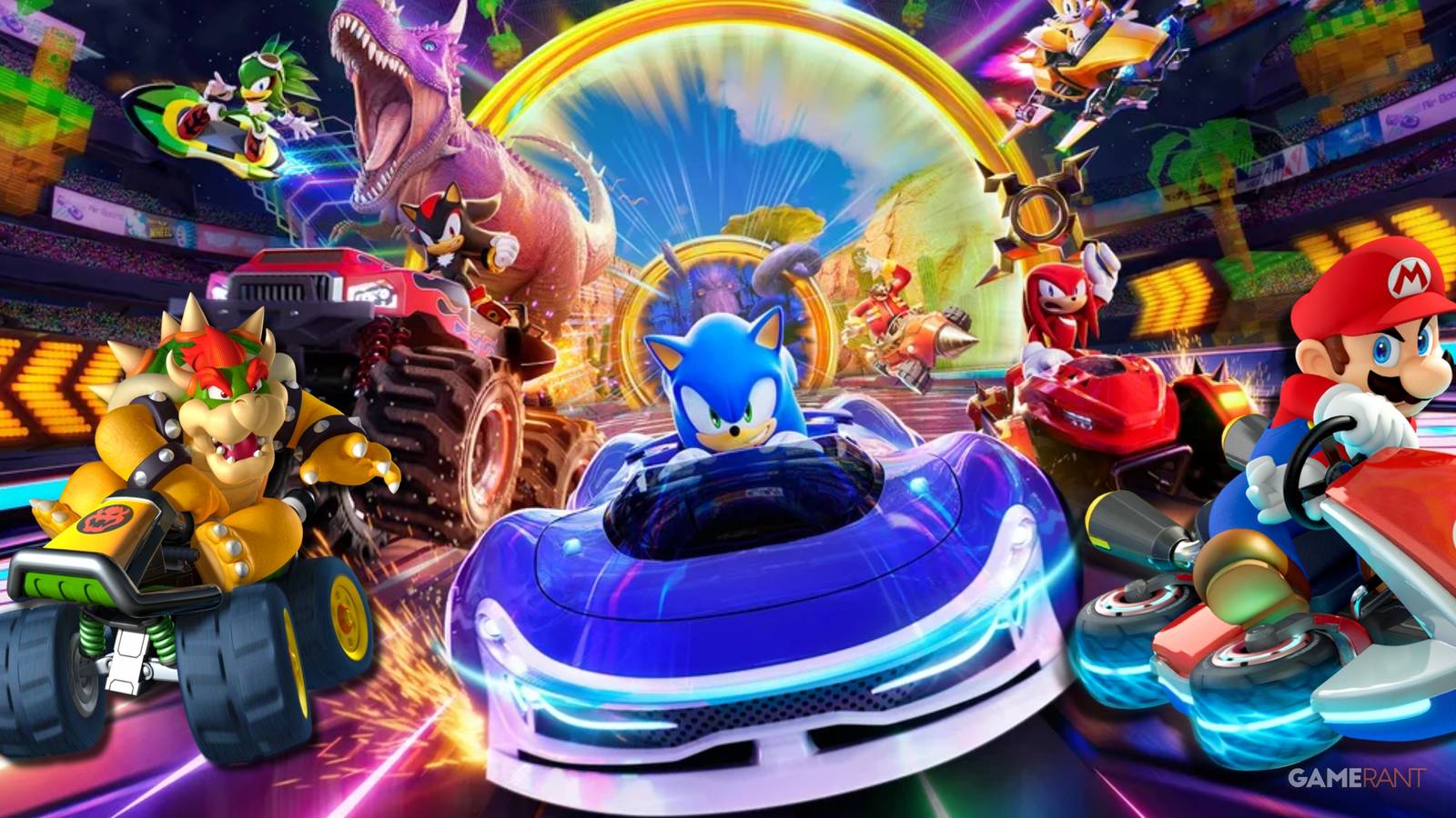 Sonic Racing CrossWorlds Mario Kart