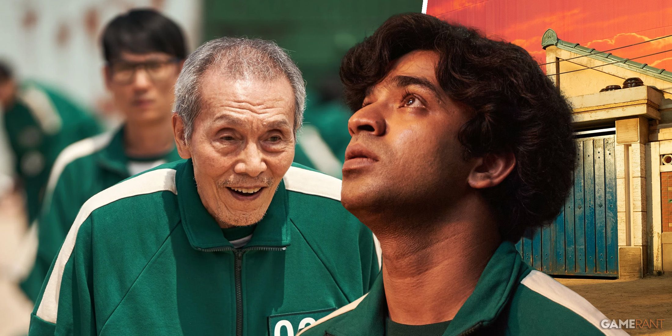 Oh Il-nam and Ali in the first season of Squid Game