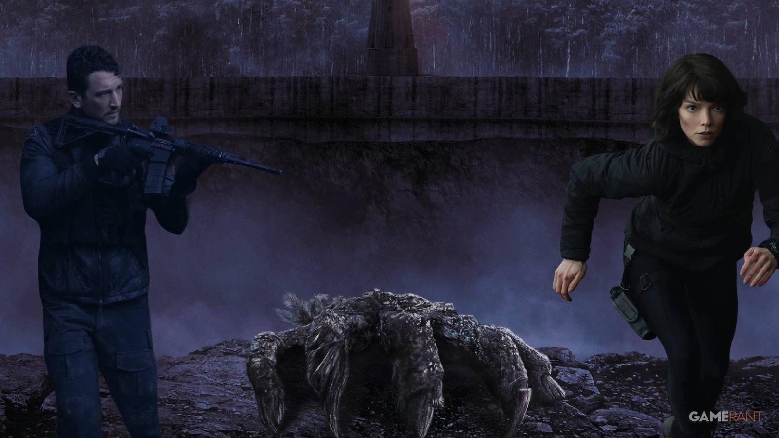 the gorge levi drasa hollow man hand