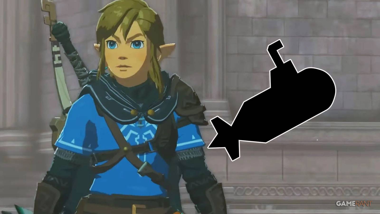 the legend of zelda tears of the kingdom players builds a submarine with zonai tech