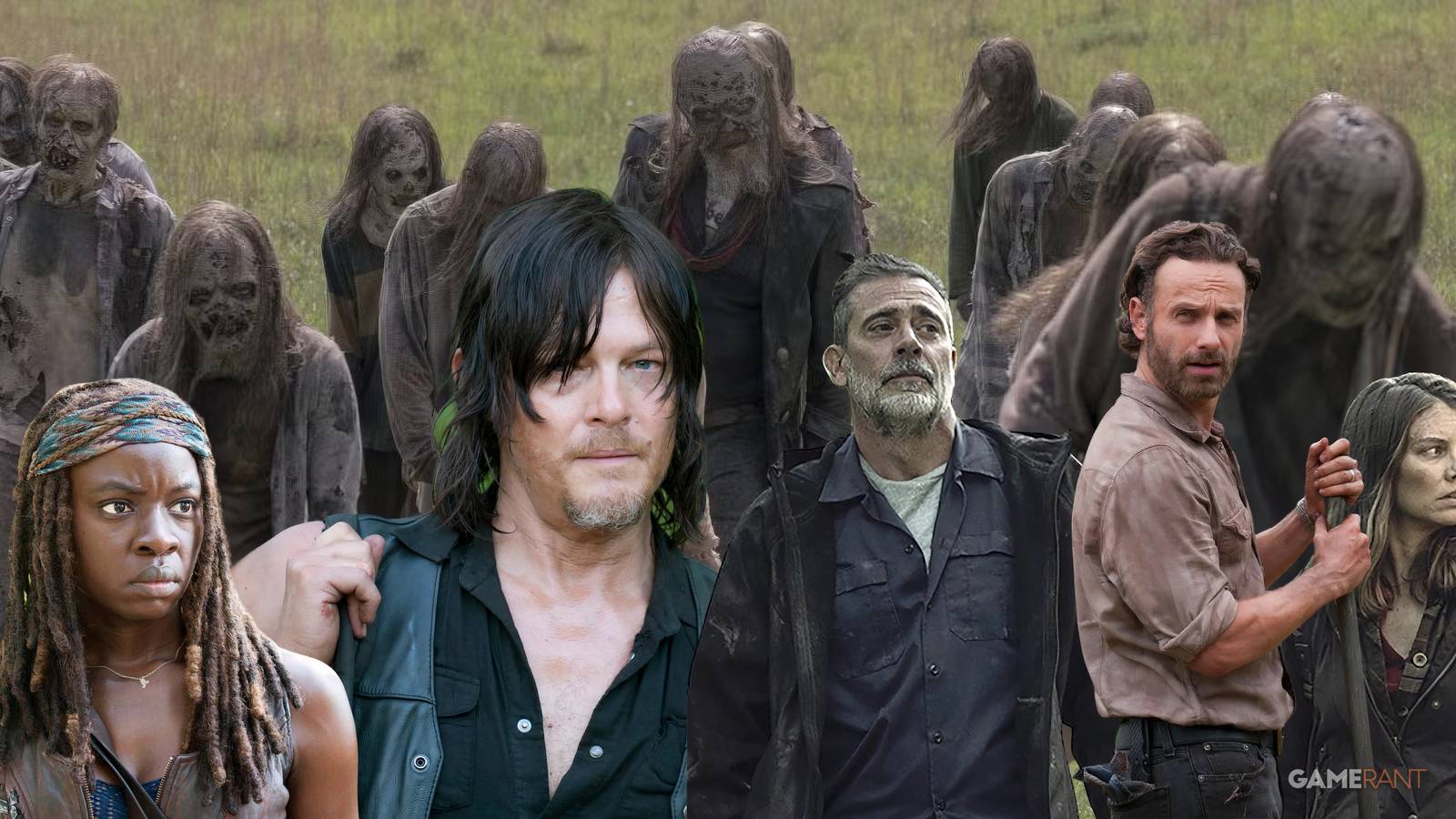 the walking dead stars and zombies