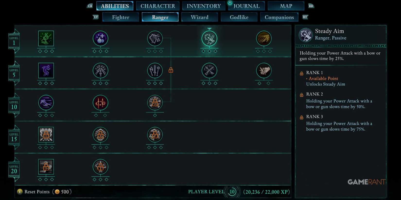 Steady Aim Ranger passive in Avowed