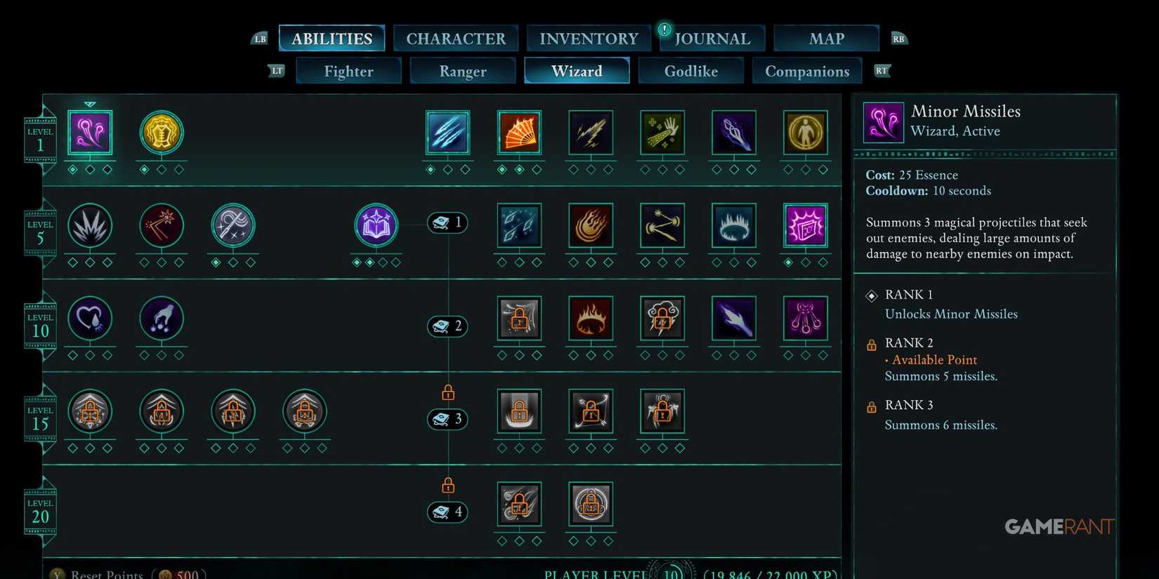 Wizard skills in Avowed