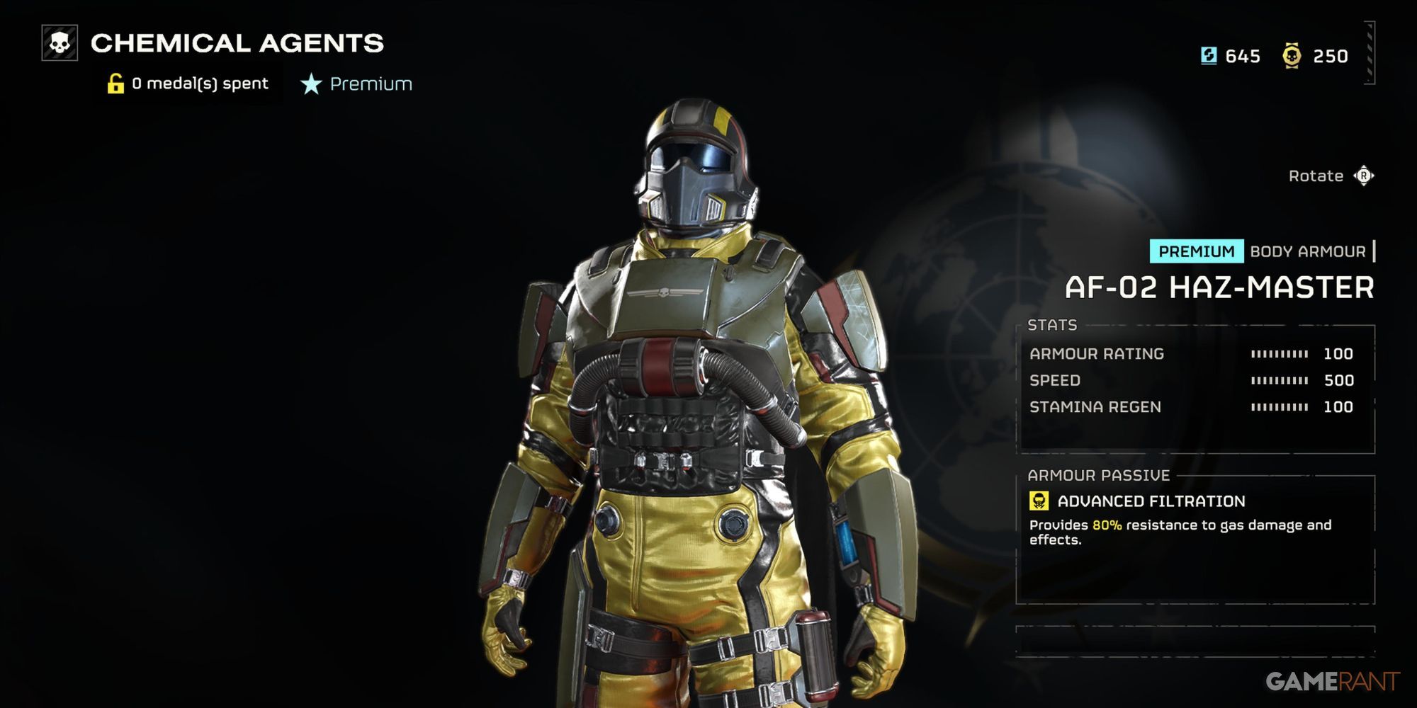 AF-02 Haz-Master armor in Helldivers 2