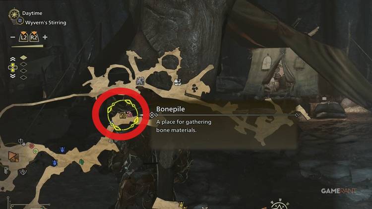 Viaje para o acampamento de Wyveria e vá em direção ao leste.