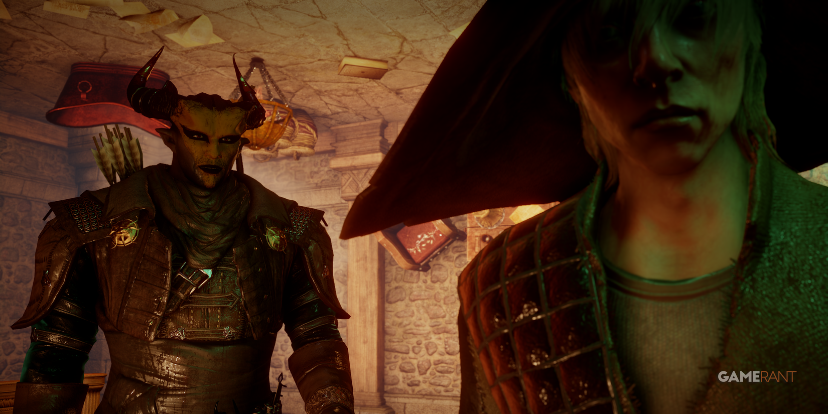 Adaar Inquisitor encounters Cole in Therinfal Redoubt