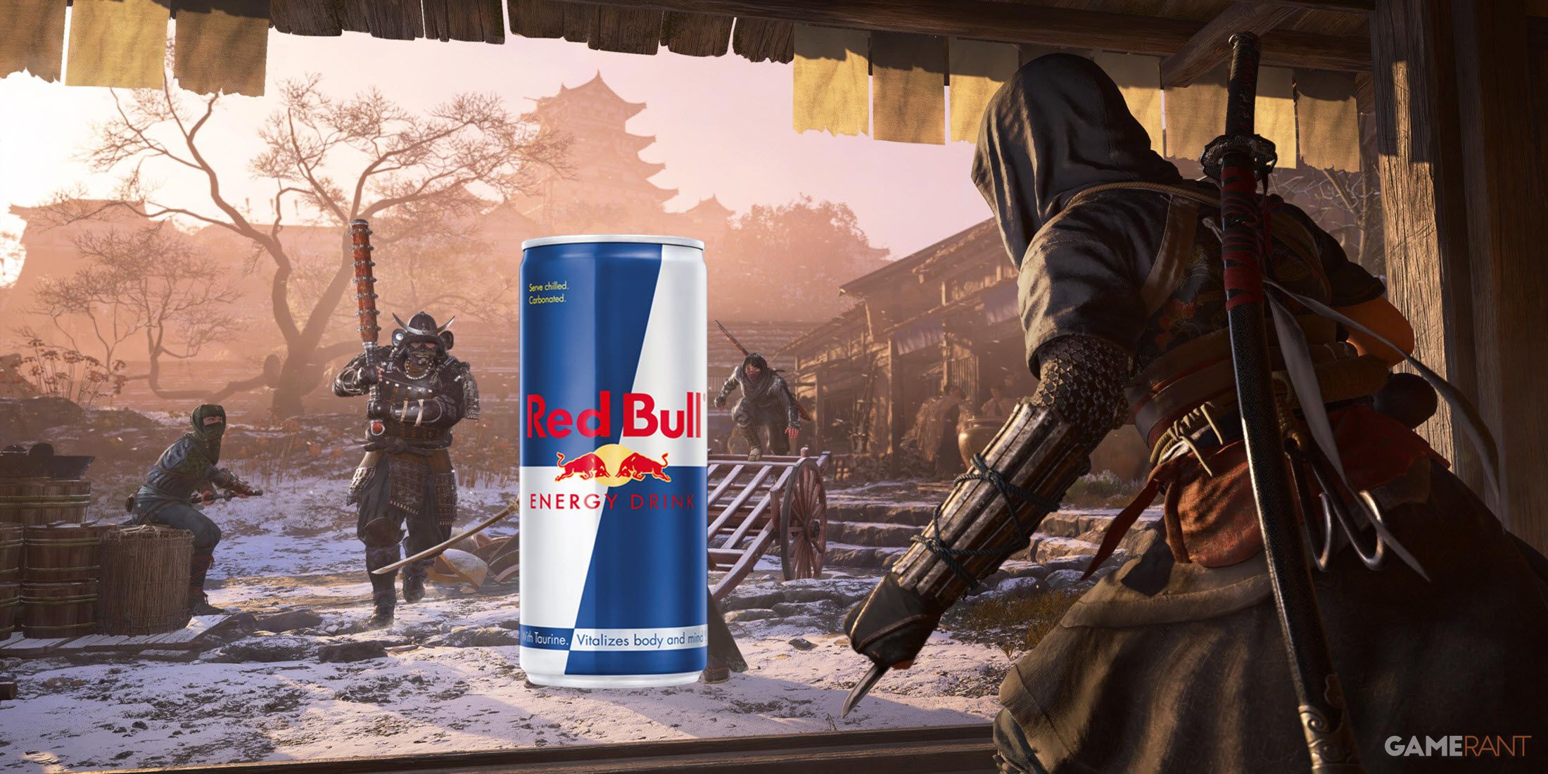 assassins creed shadows naoe red bull promo