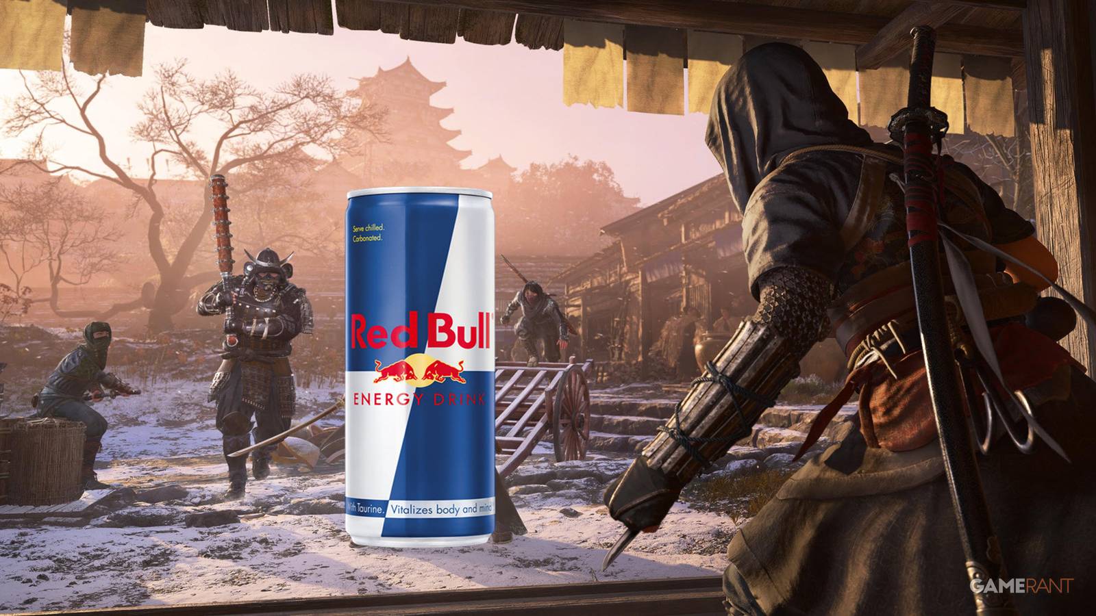 assassins creed shadows naoe red bull promo