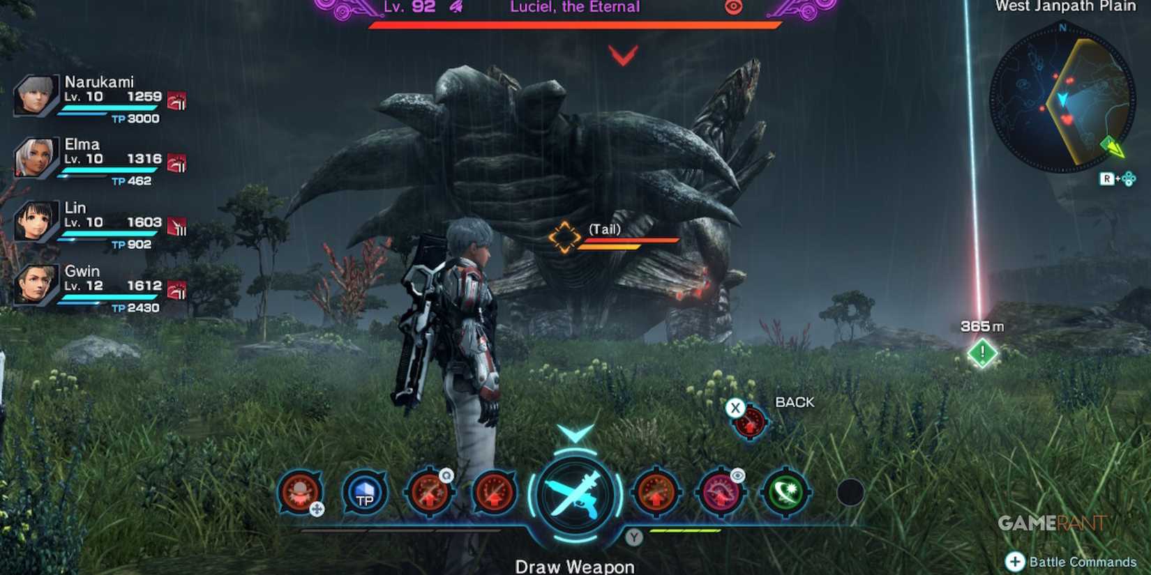 Avoiding powerful enemies and hazards while exploring in Xenoblade Chronicles X Definitive Edition