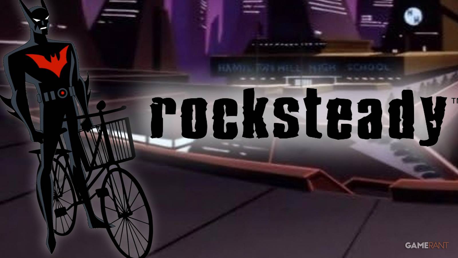 Batman Beyond Riding Bike