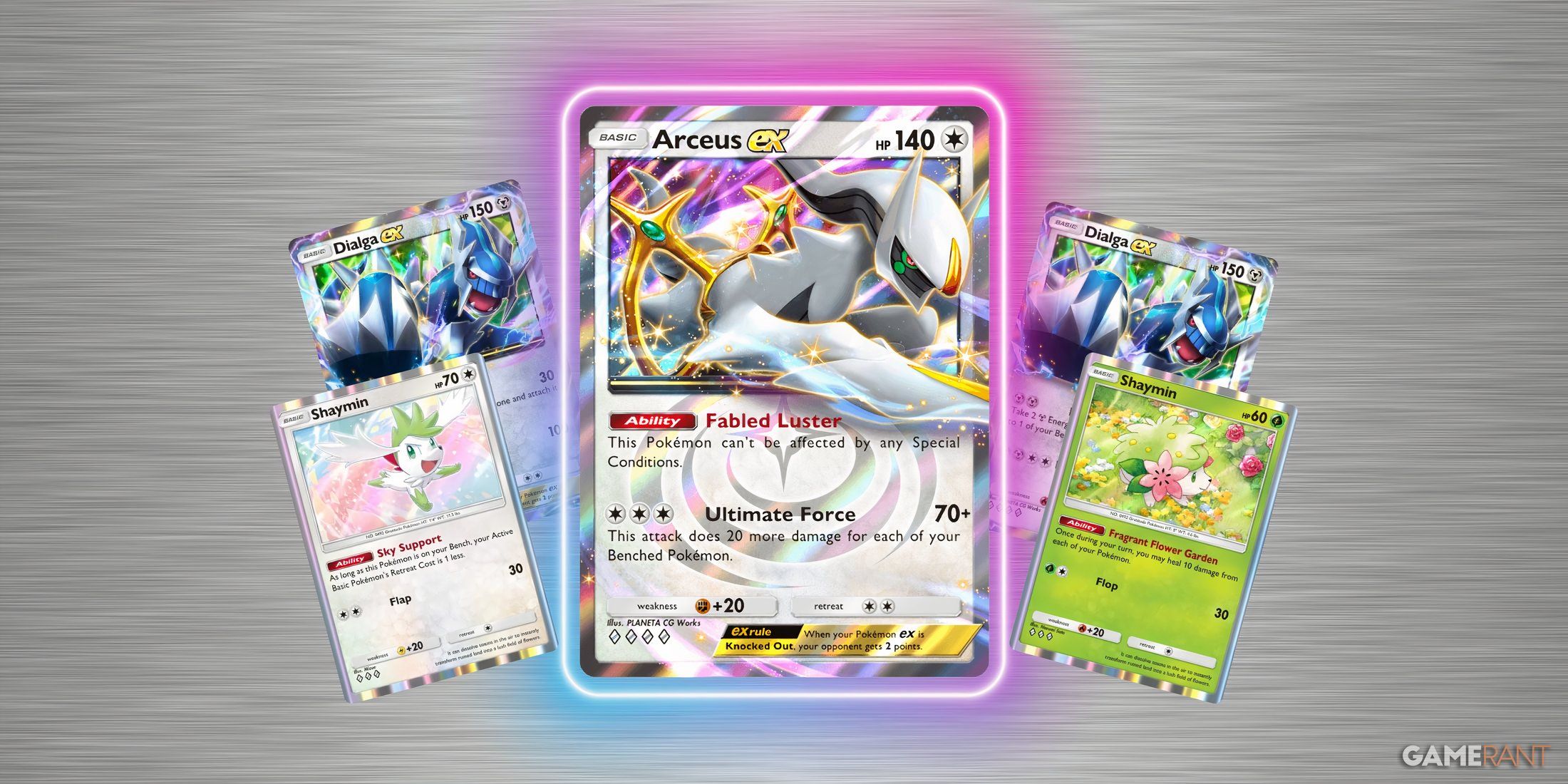 best cards for arceus ex deck in pokemon tcg pocket.