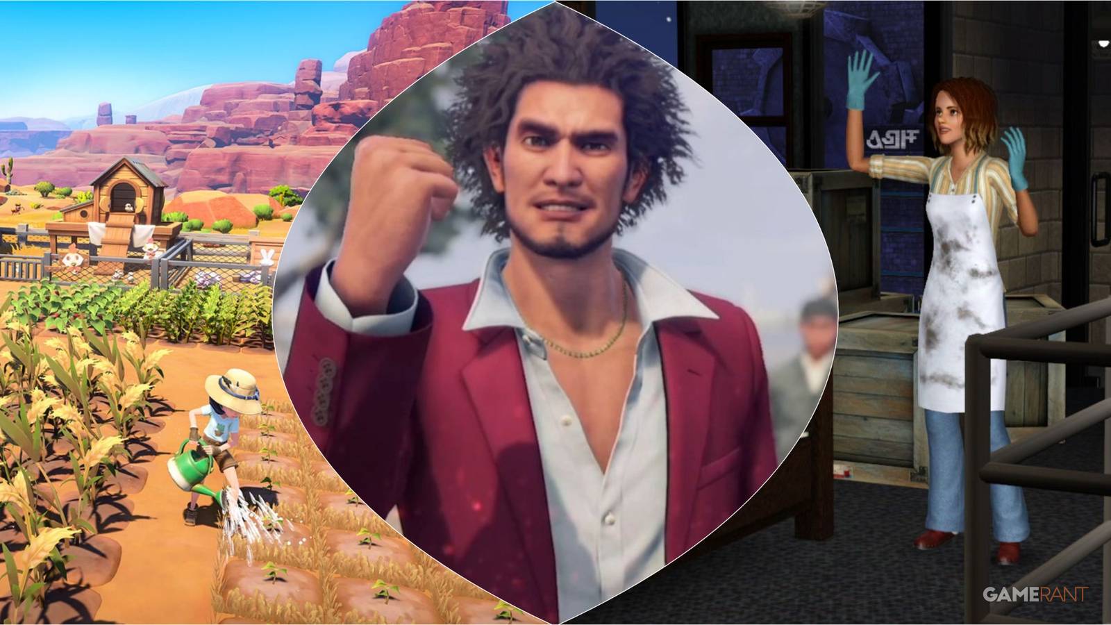 My Time At Sandrock, Yakuza: Like A Dragon, The Sims 3